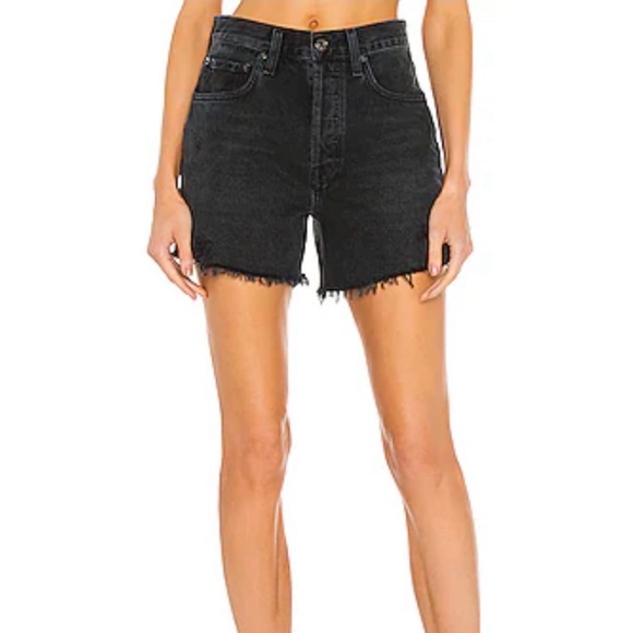 Agolde Riley Shorts in Vortex - Picture 4 of 4